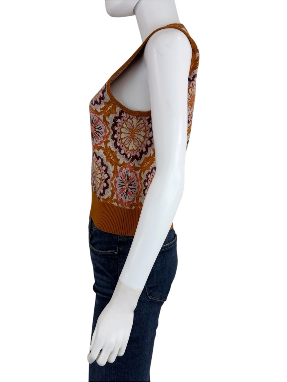 Maeve by Anthropologie Vera Jacquard Sweater Vest Size S M0946 - Picture 2 of 9